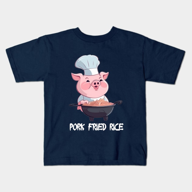 Pork Fried Rice! Kids T-Shirt by Vloyen